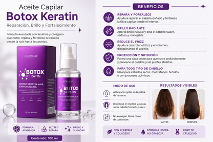 Aceite Capilar Botox Keratin | 100 ml