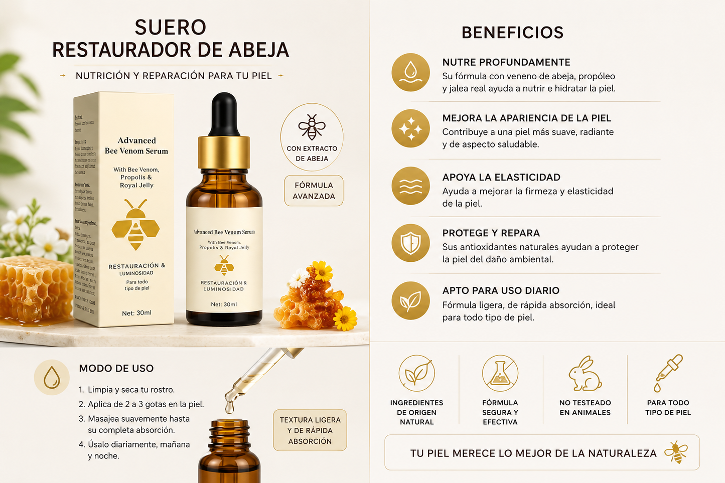 Suero Restaurador de Abeja